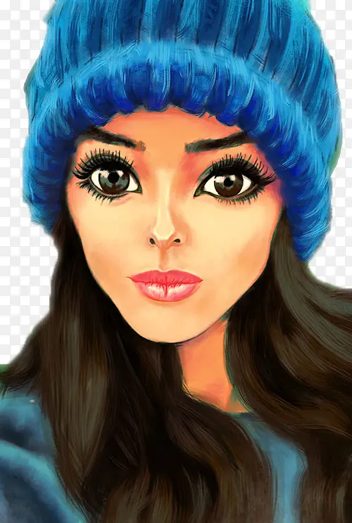 ���۾���Ů�廭-������