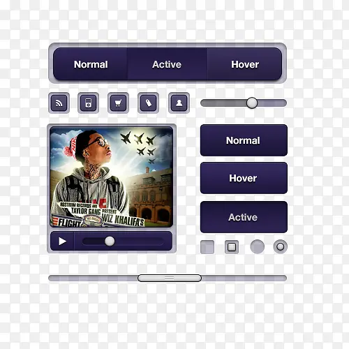 APP��ť�ϼ�PSDԴ�ļ�-������