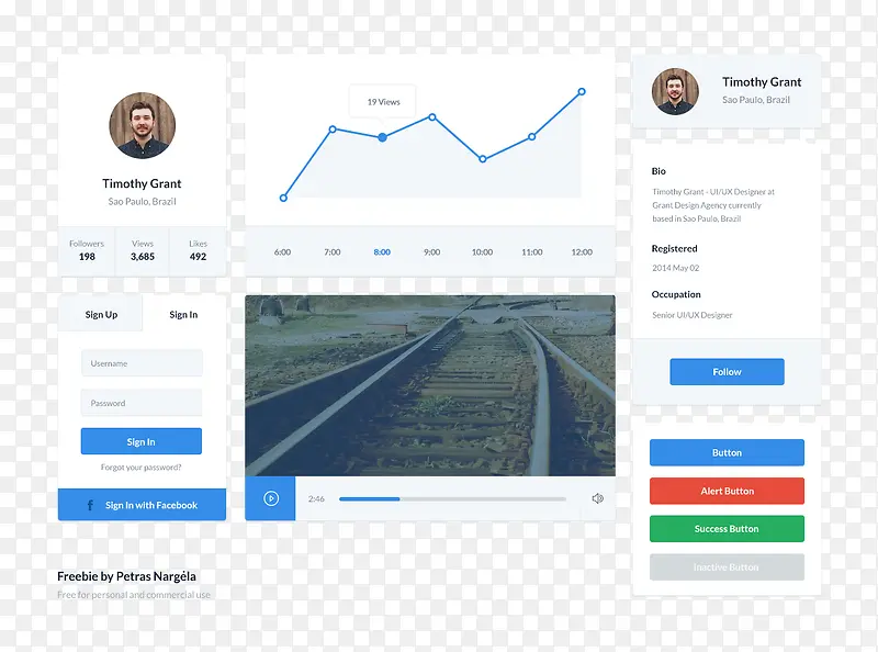 ���ui�ؼ���ƺϼ�PSDԴ�ļ�-������