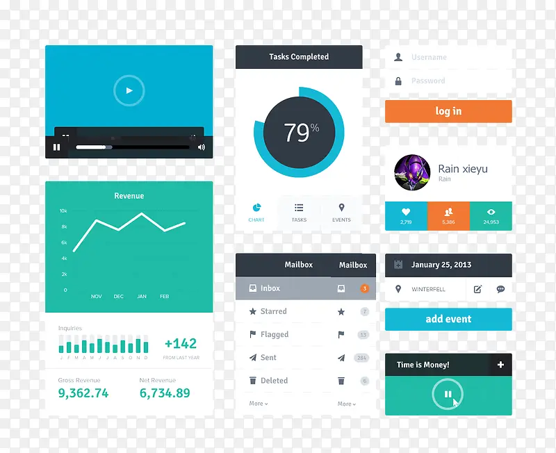 ui�ؼ��ϼ���PSDԴ�ļ�-������