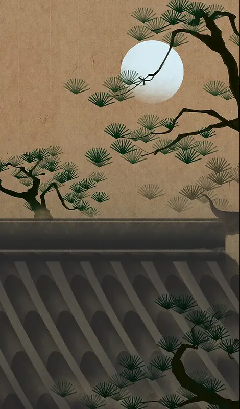 �ֻ�ŷ�ҹɫ�廭-������