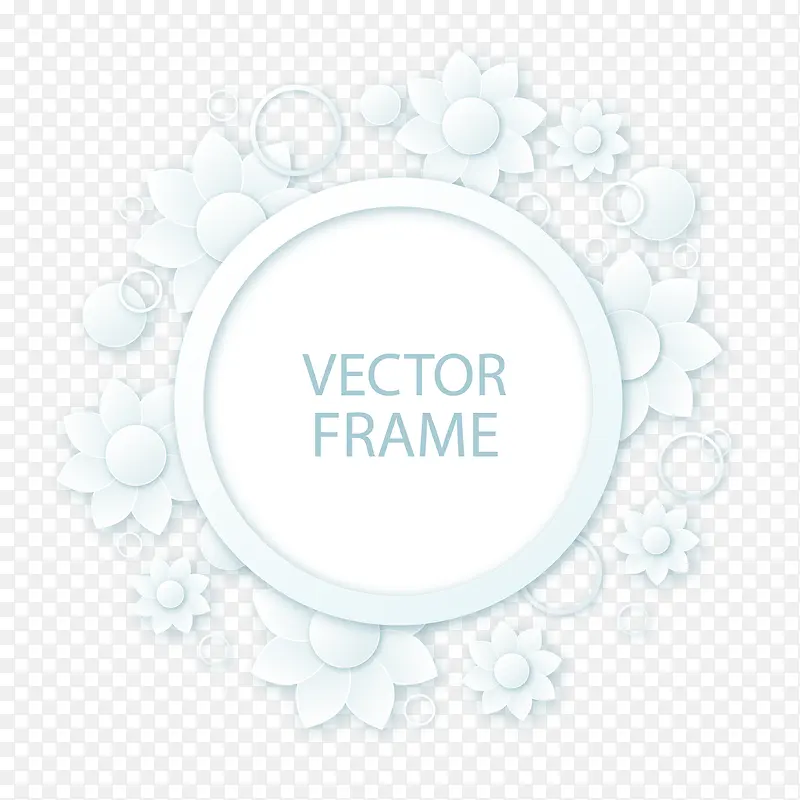 ��ɫֽ�ʻ���Բ�α߿�ʸ��ͼ-������