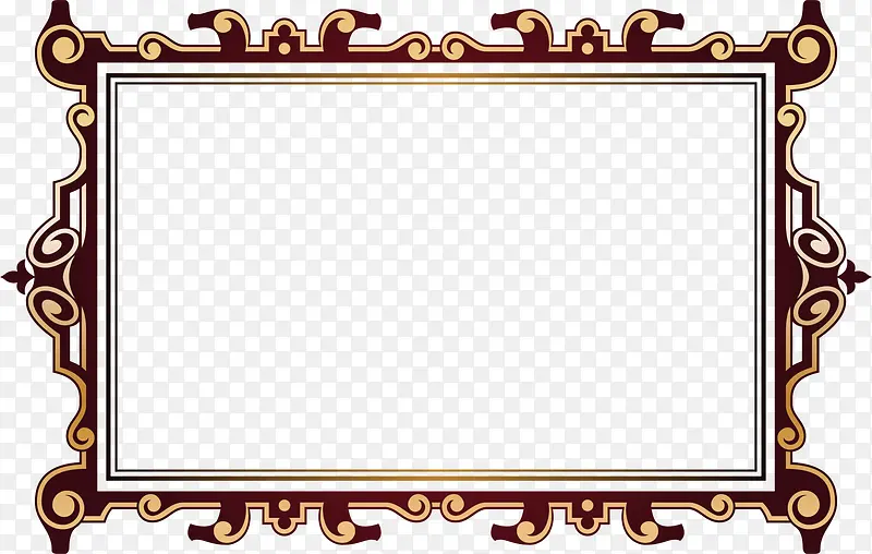 ��ɫ���ӻ��Ʊ߿�-������