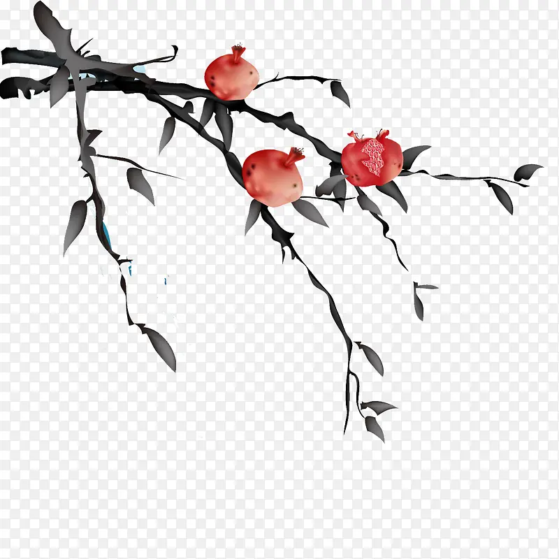 �ʻ�ˮī����֦-������