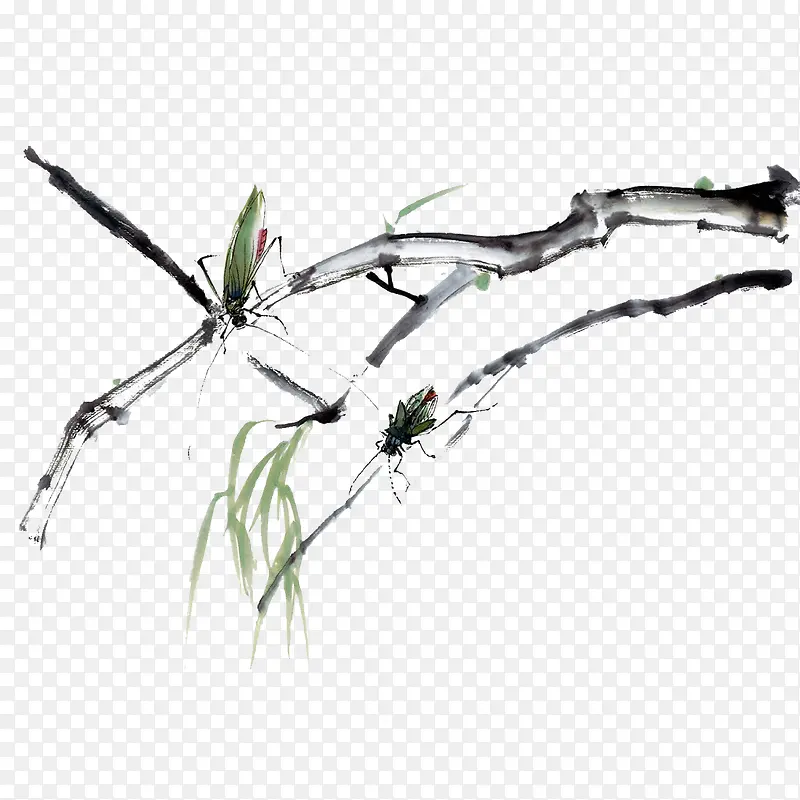 ˮī����֦-������