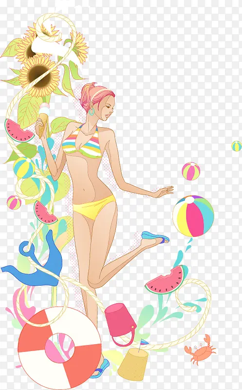 ʱ��Ů�������տ�ʸ���廭-������