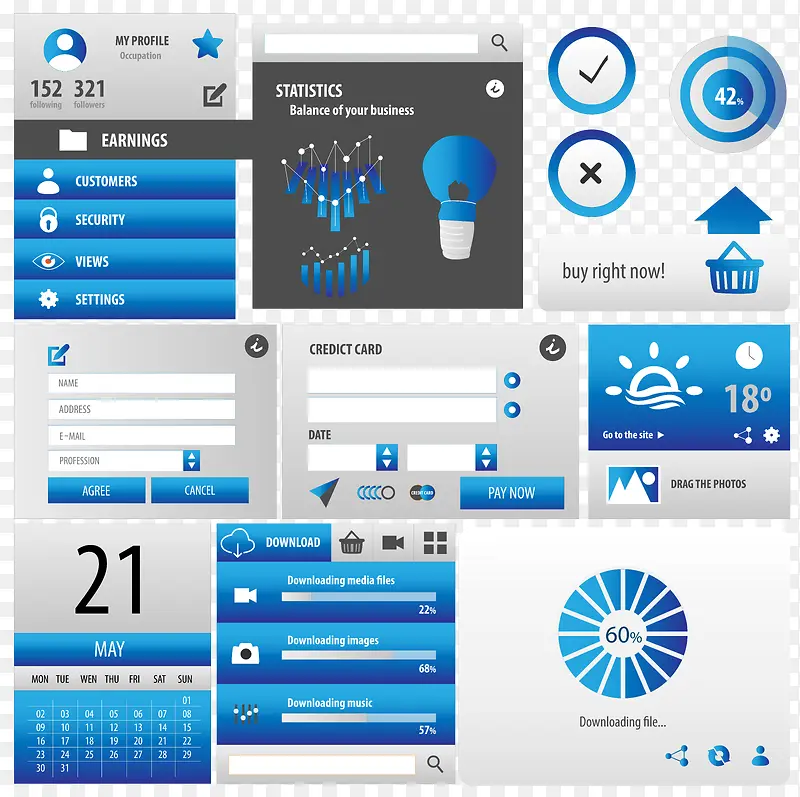 ������ҳ����Ԫ�ؽ�����ui���-������