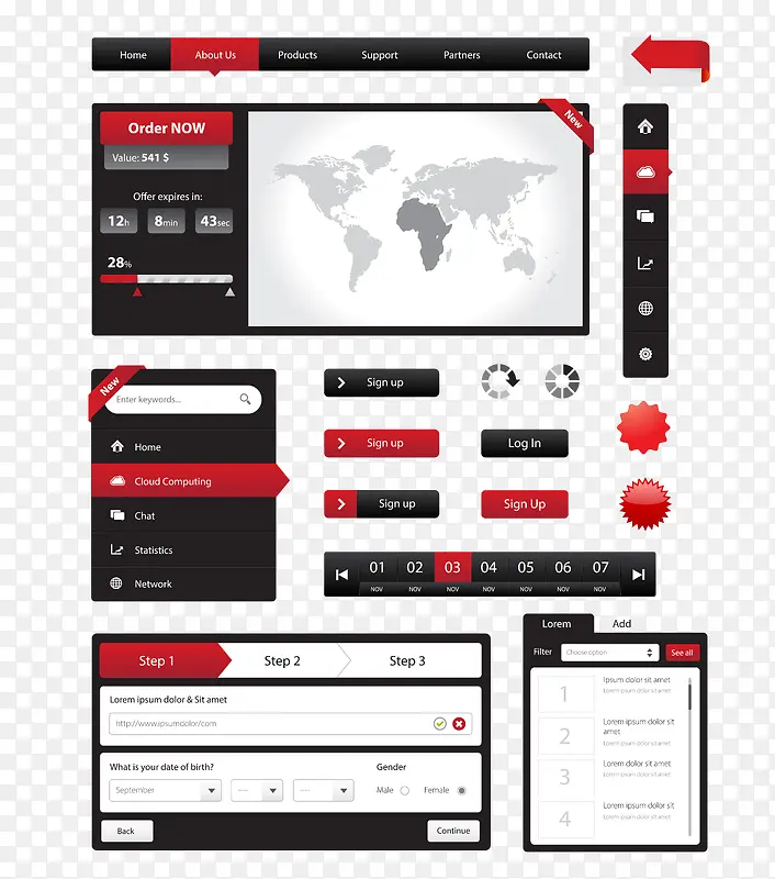 ʸ����ɫ��ҳģ��-������