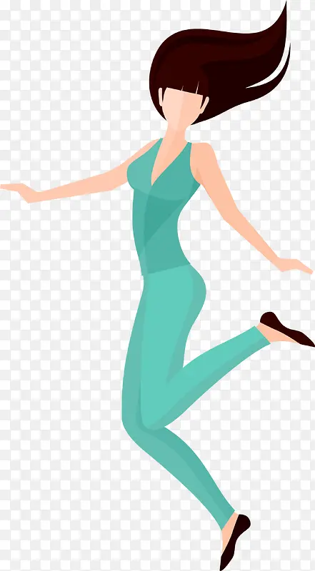 ��Ծ������Ů�˲廭-������