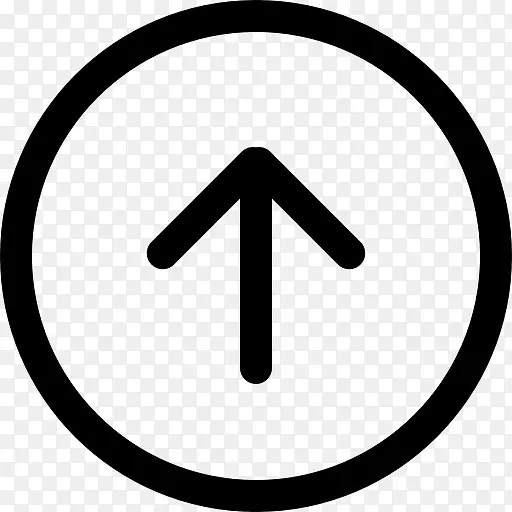 ���ϼ�ͷ��Բ�ΰ�ťͼ��-������