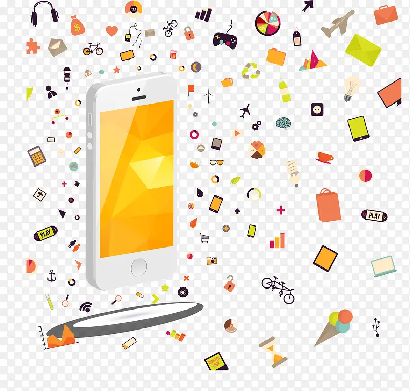 ��ɫ�����ֻ�APPͼƬ-������