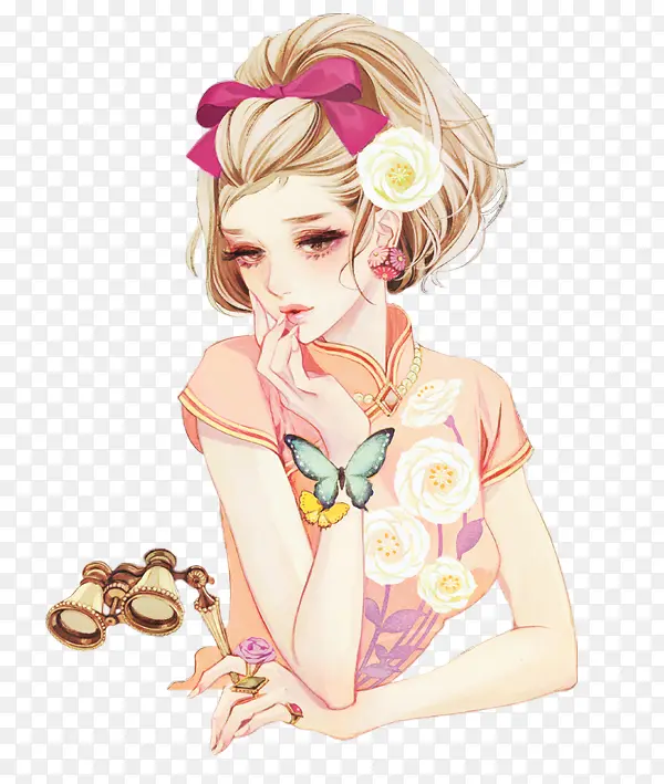 ������Ů�ֻ�廭-������