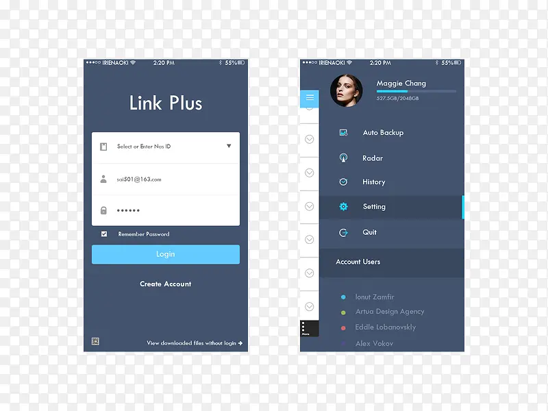 APP��¼����UI���PSD�ļ�-������