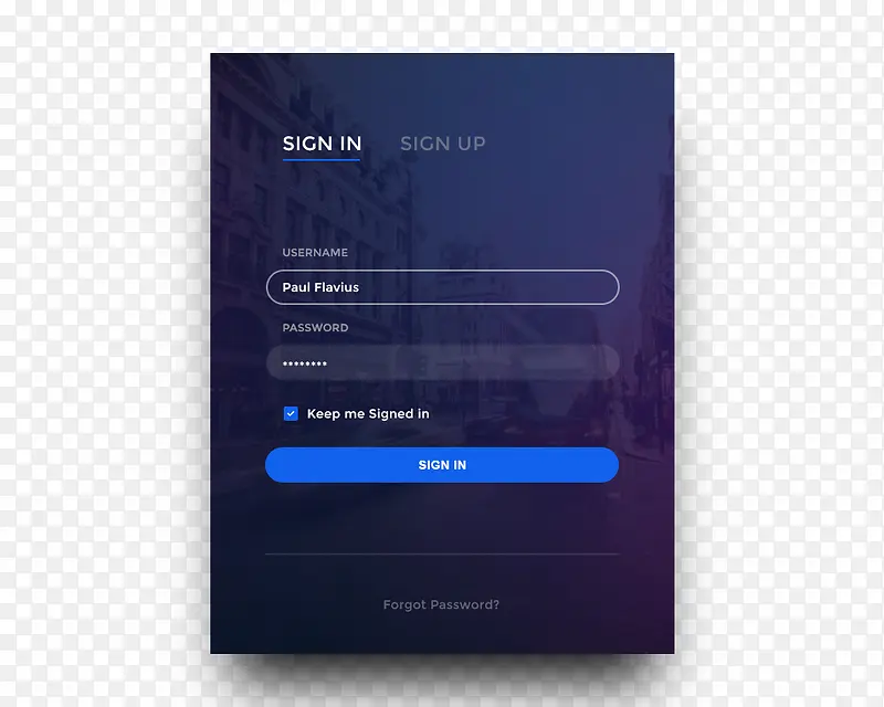 APP��¼����PSD�ز�-������