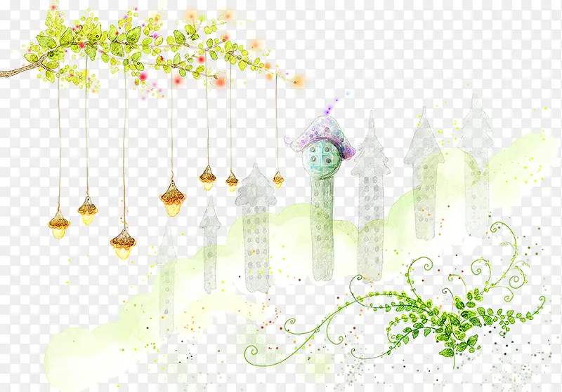 ��֦�ϵĵ���-������