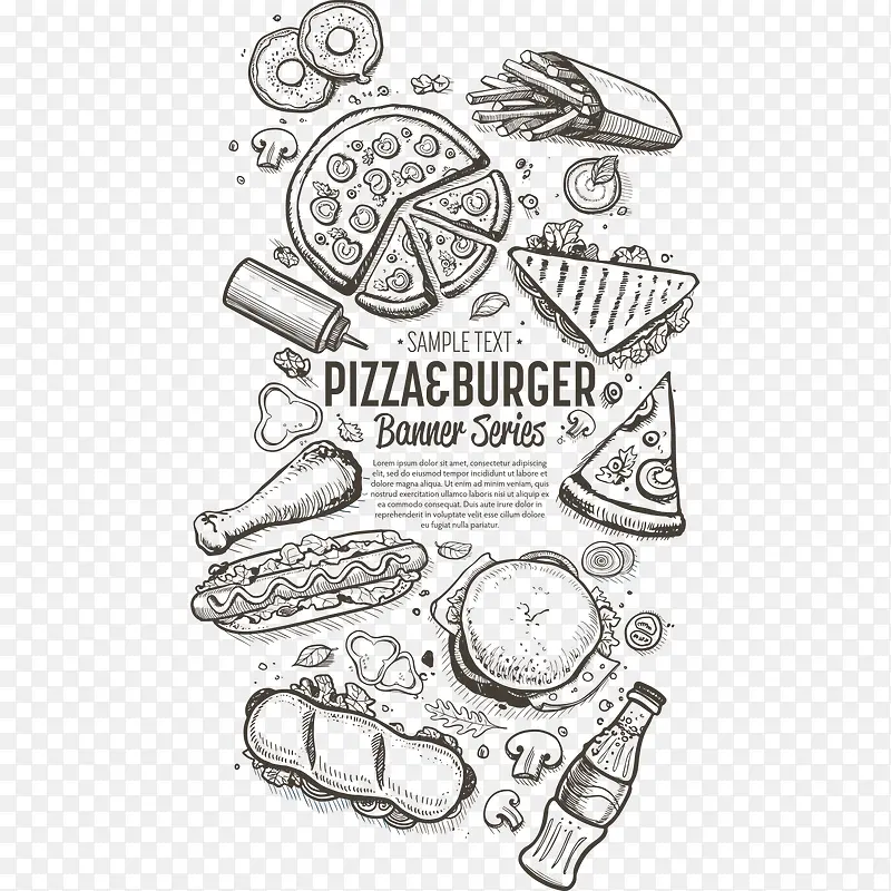 �ֻ���ʳƷbannerʸ���ز�-������