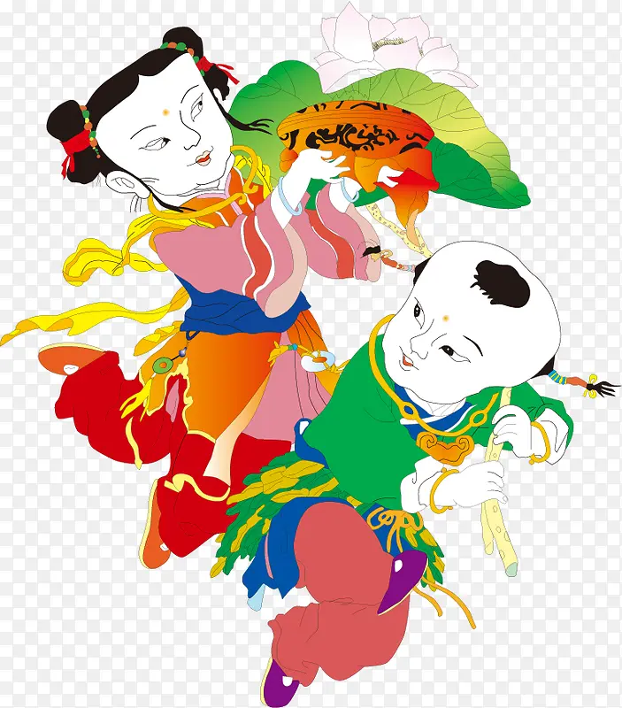 ͯ���껭PNGʸ���ز�-������