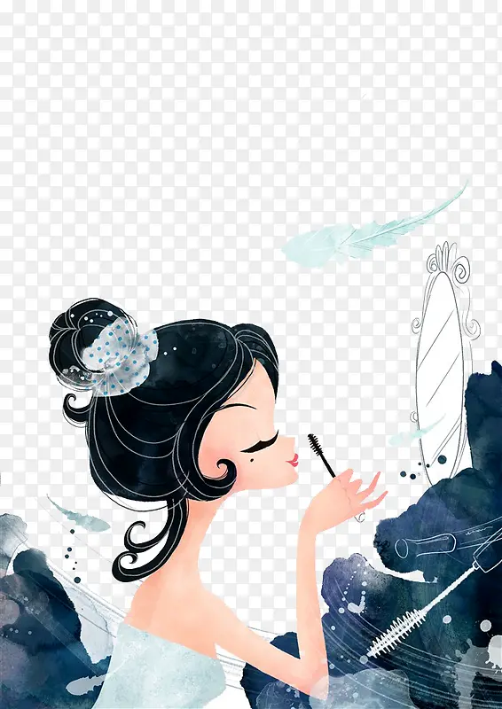 ��ױ�е�ʱ�ж�����Ů-������