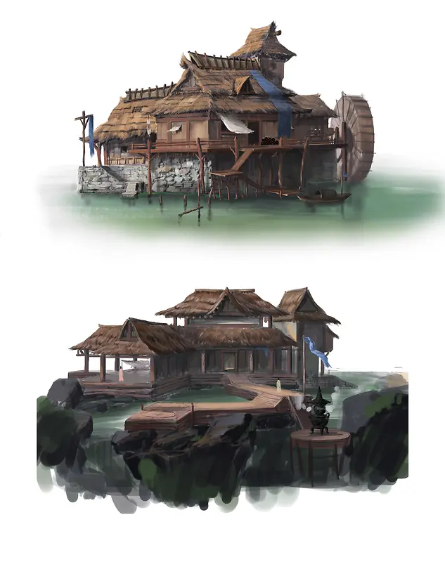 ��ׯˮ����լ�廭-������