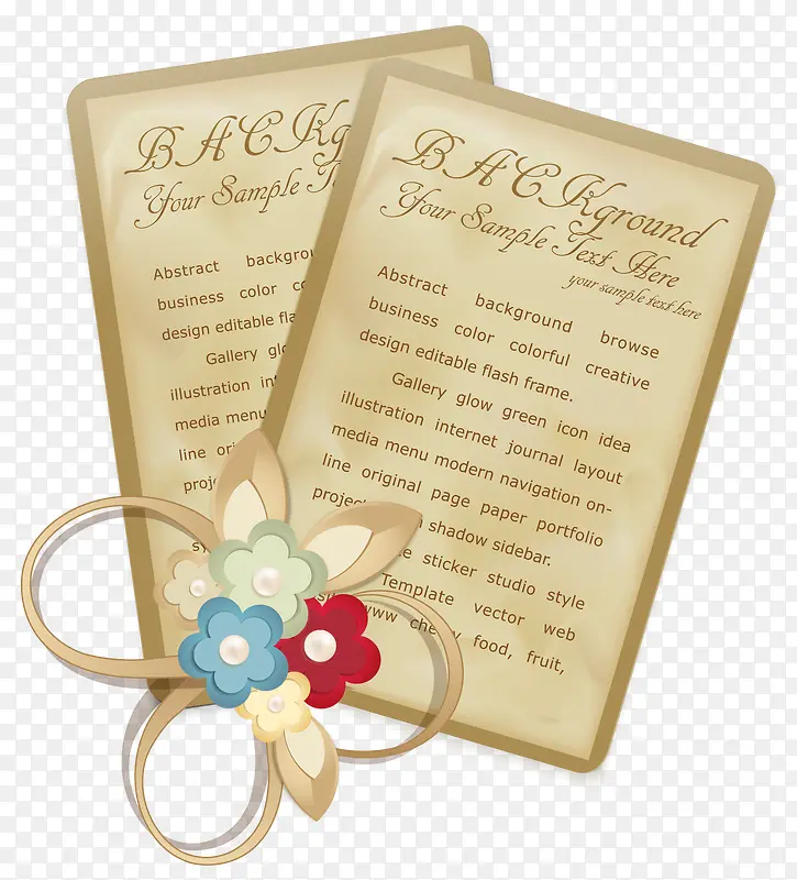 ���Ż�ɫ��ǩ�廭�ز�ʸ��-������