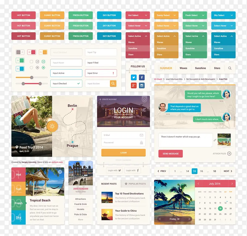 ��ҳ���ҳ�湤��ui���PSDԴ�ļ�-������