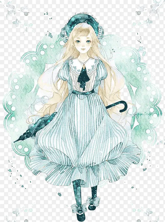 Ψ�����²廭��Ů-������