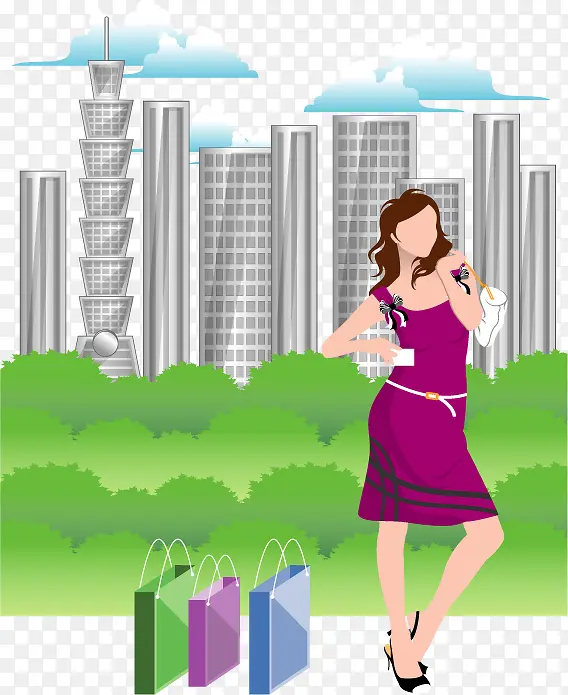 ʱ��Ů�Բ廭ʸ��ͼ-������