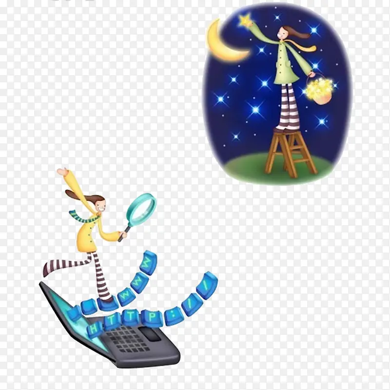 ժ������Ů���ӿ�ͨ�廭-������