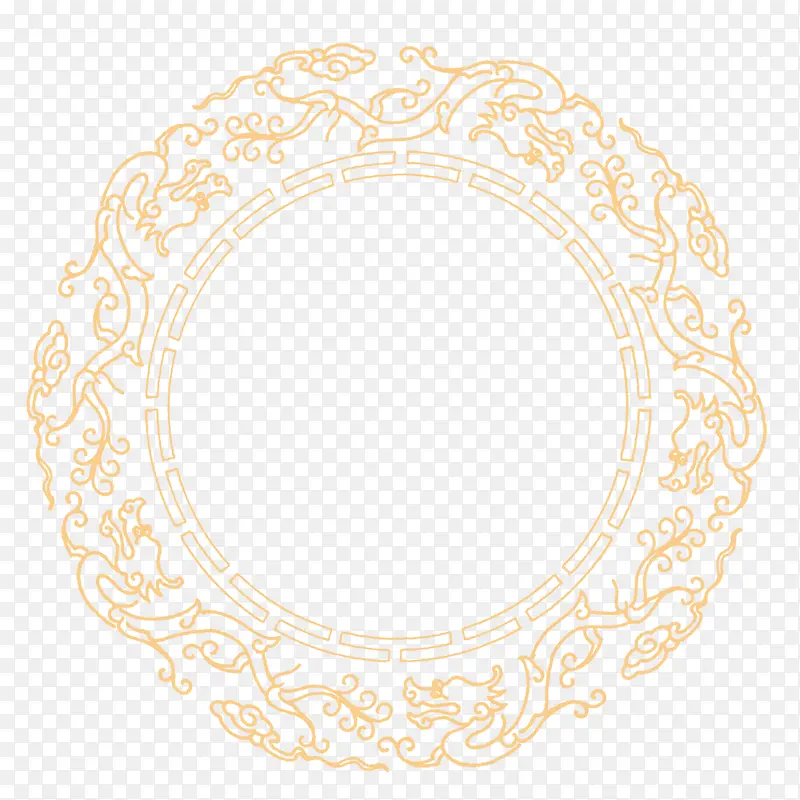 ʸ����ɫԲ�α߿�PNGͼƬ-������