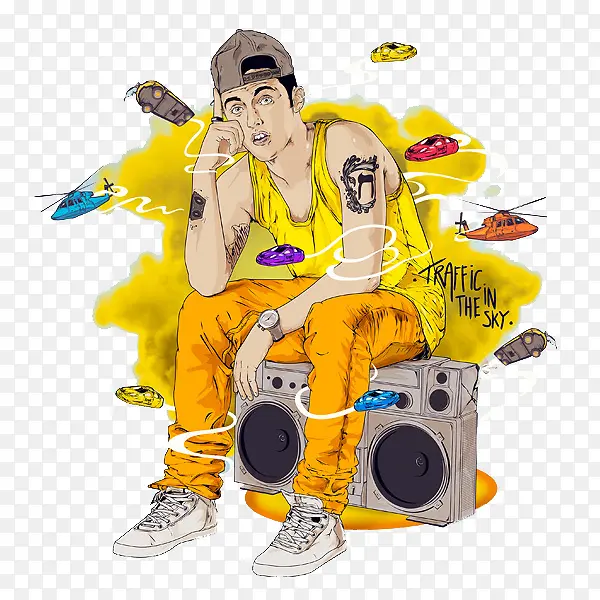 ��ɫ��������廭-������