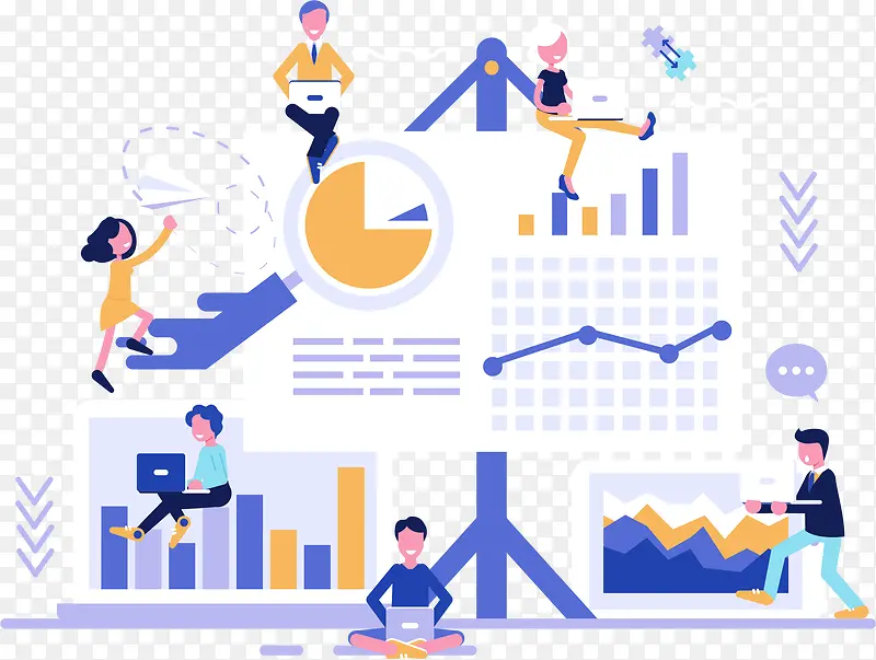 ����칫����ͼ�������廭-������