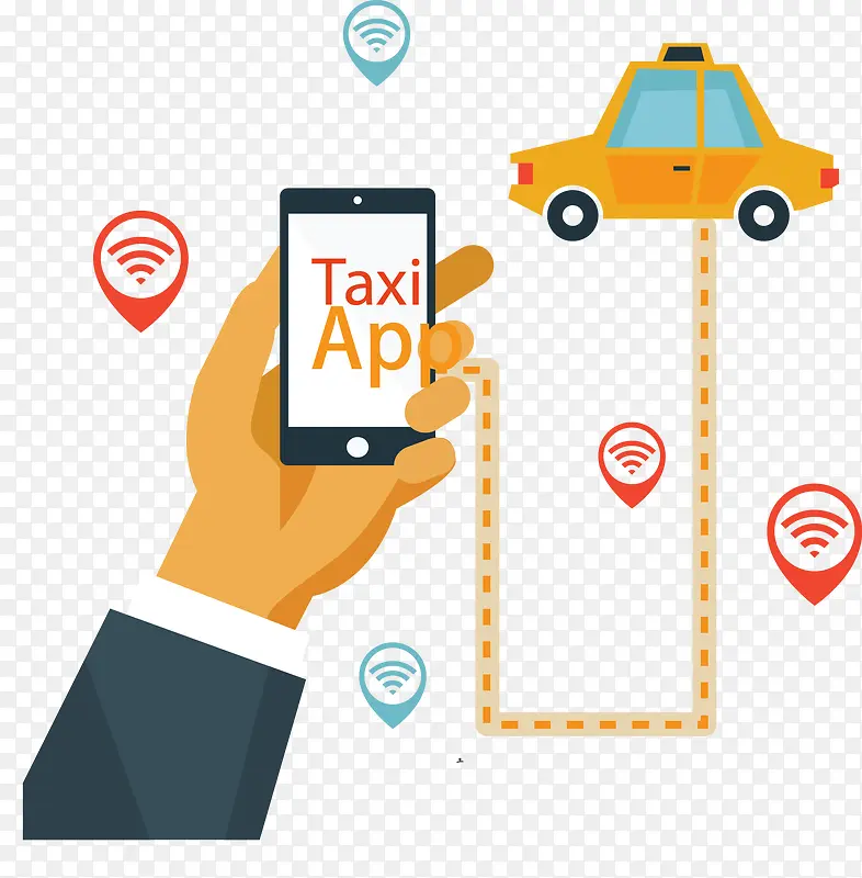 ���⳵�ֻ�APP����PNGͼƬ-������