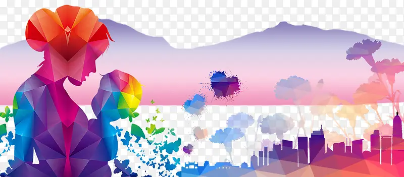 ��ɫĸ�ӳ���ɽ��װ�α���-������