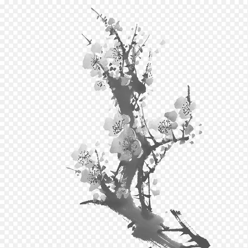 �ֻ��ɫ÷����֦-������