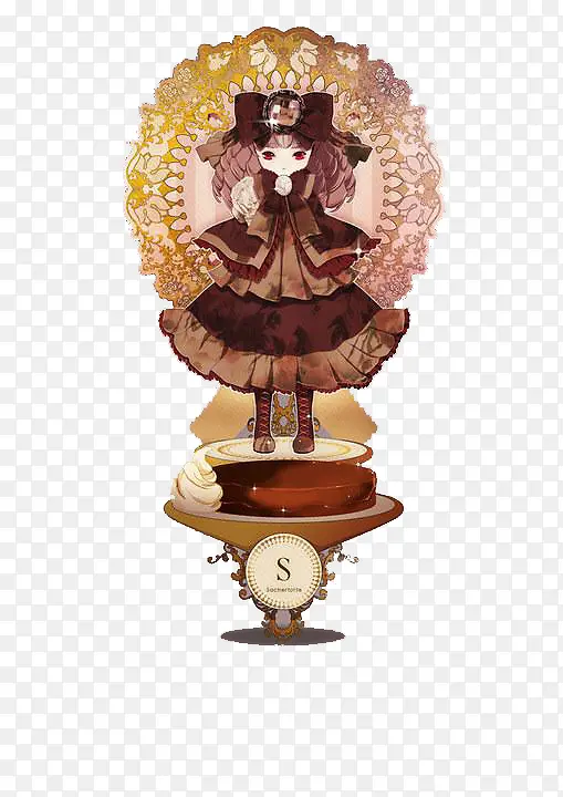 ��ɫ������Ů�廭-������