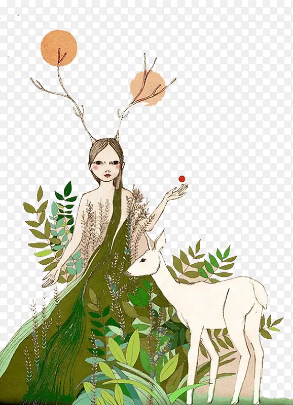 �ֻ���Ů�廭�ز�-������