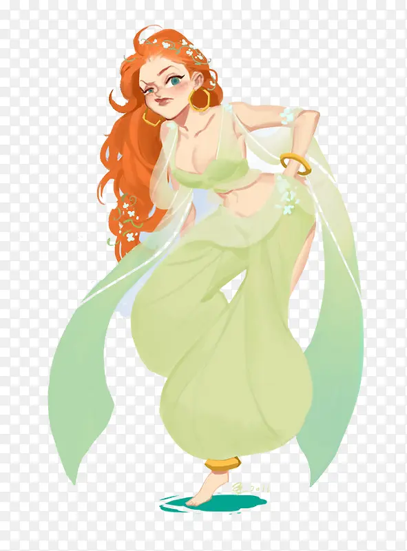 ����ɫ�����赸�廭-������