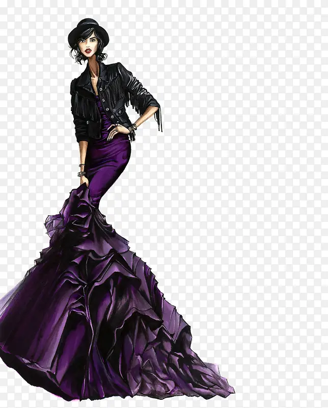 �߶�Ůʽ������廭-������