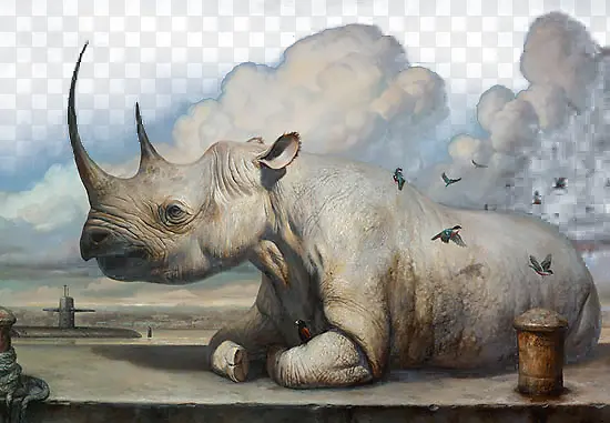 �ĵ�Ϭţ�廭-������