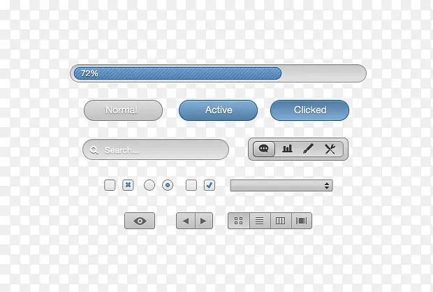 ��Լ��ť��ƺϼ�PSDԴ�ļ�-������