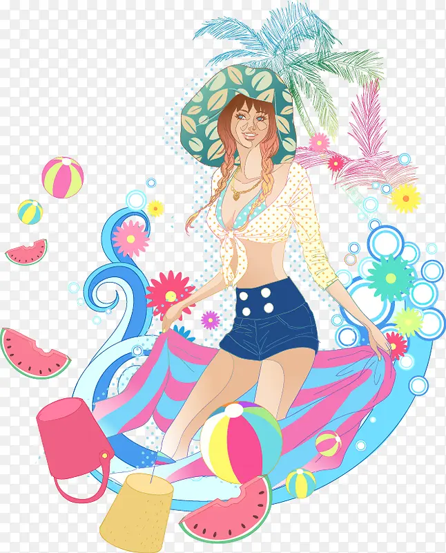 ����Ů��ʱ������廭-������