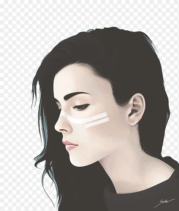 �ڷ�������Ů�廭-������