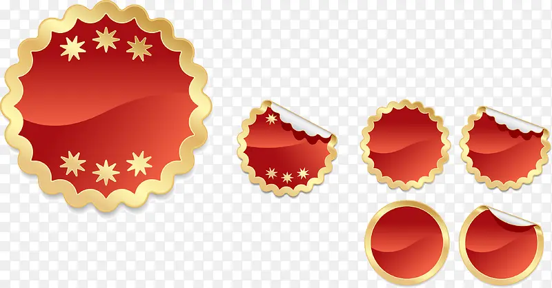 ��ɫԲ�α�ǩ�ز�-������