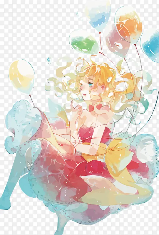 ʸ���λ�ˮ�ʲ廭-������