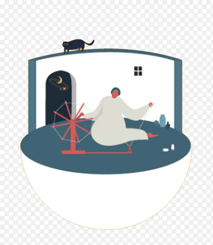 ��֯�廭-������