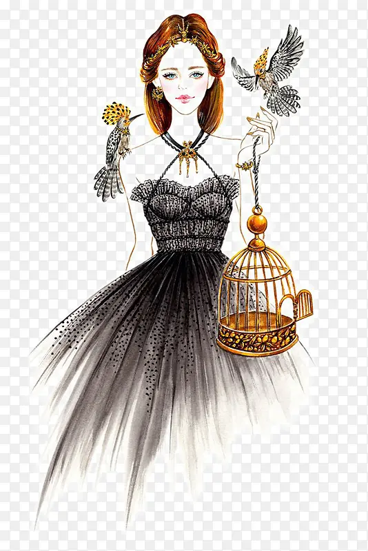 ��������Ů���廭-������