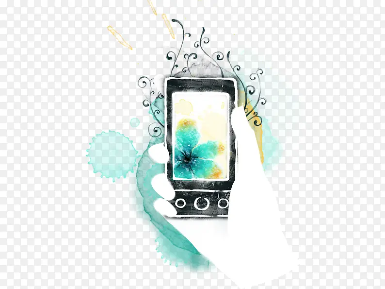 �ֻ�廭���е��ֻ�-������