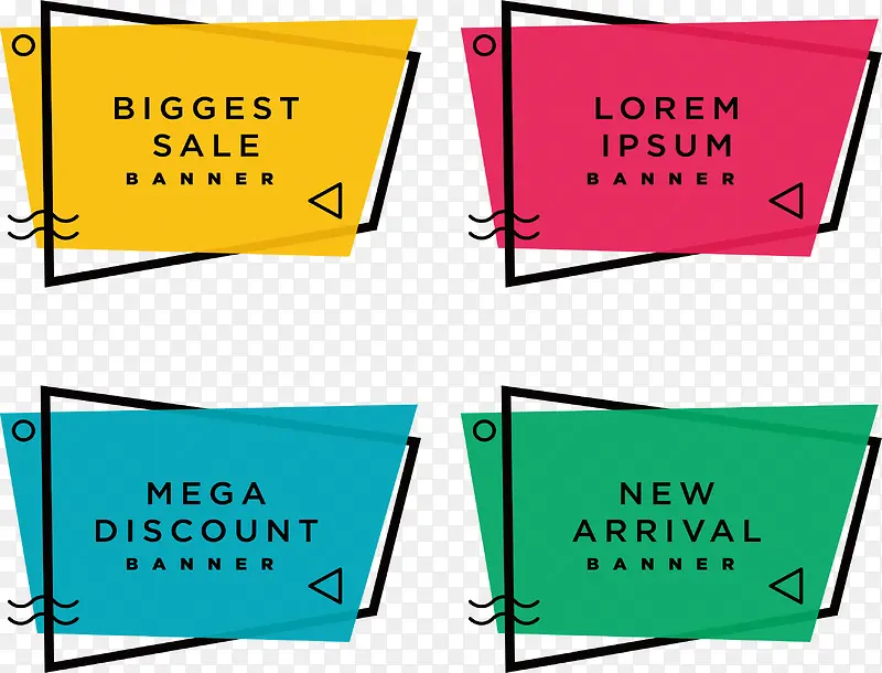 ��ɫ�ı��η����ǩ-������