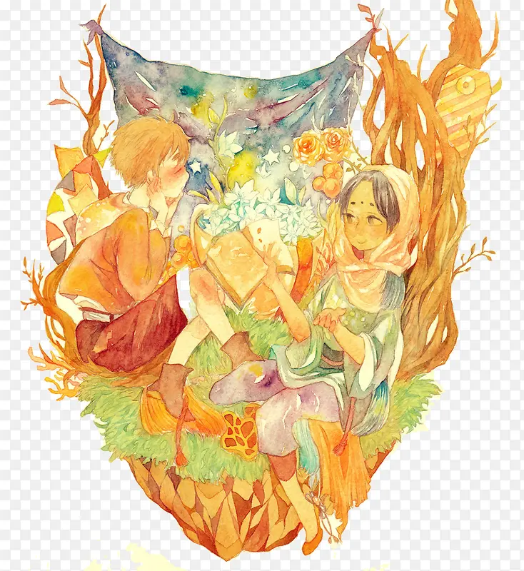 ɭ��ϵ�廭-������