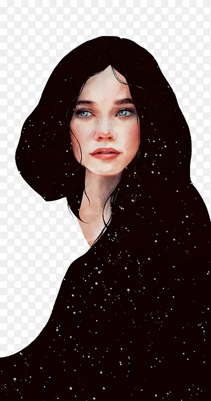 �ֻ���Ů�廭-������